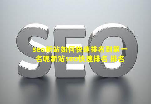 seo新站如何快速排名到第一名呢(新站seo快速排名 排名)